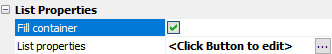 Configuring a List control to Fill container.